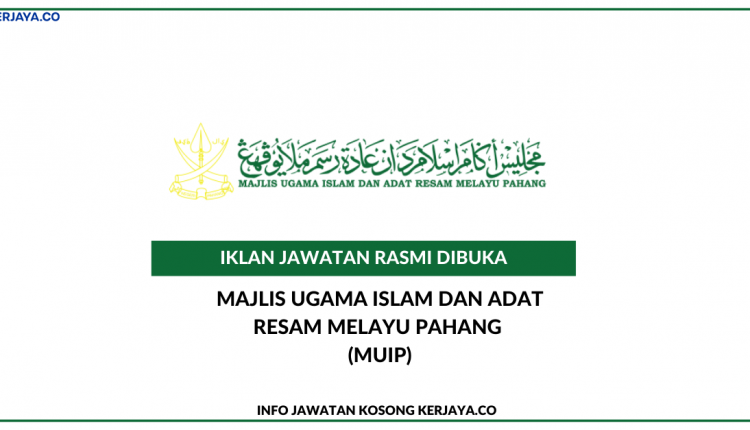 Majlis Ugama Islam Dan Adat Resim Melayu Pahang (MUIP)