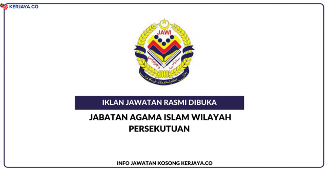 Jabatan Agama Islam Wilayah Persekutuan ~ Kekosongan Jawatan Pembantu Penyelidik