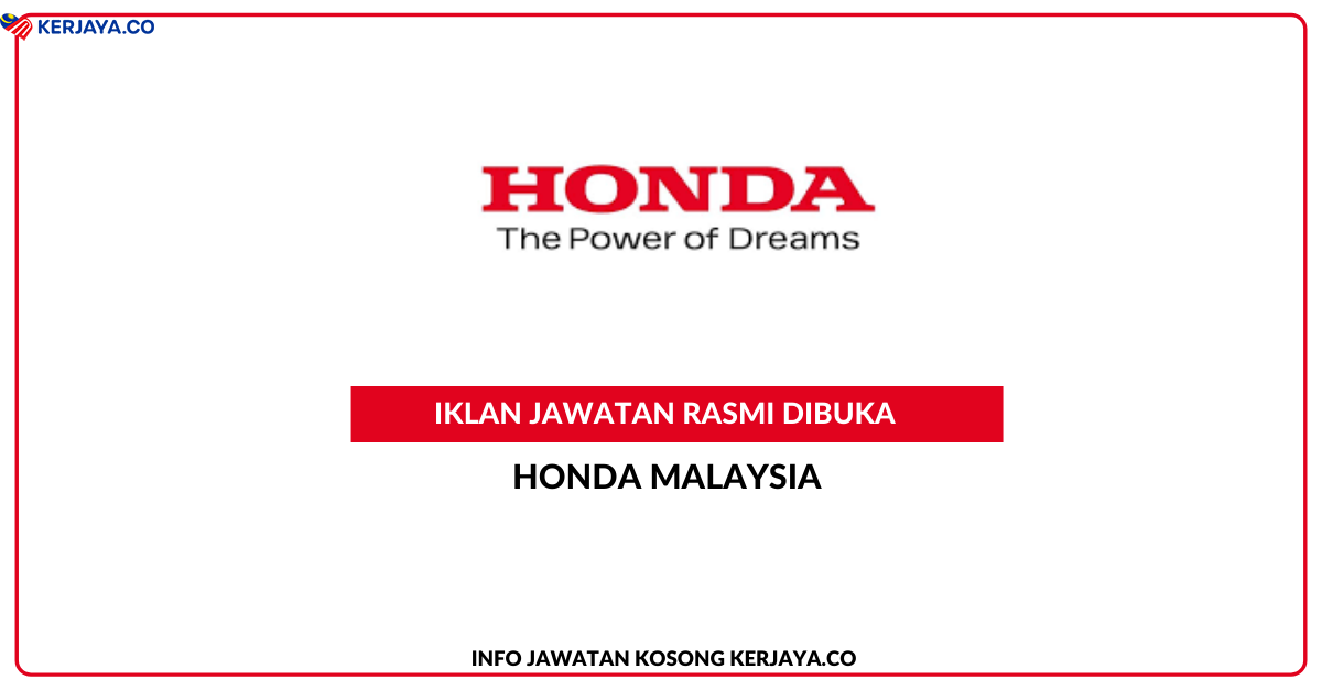 Jawatan Kosong Terkini Honda Malaysia ~ Eksekutif u2022 Kerja Kosong 