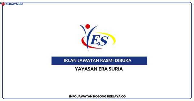 Yayasan Era Suria ~ Peg. Pembangunan Sukarelawan, Peg. Pembangunan Program & Pelbagai Jawatan