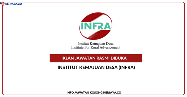 Institut Kemajuan Desa (INFRA) ~ Jawatan Kosong Personel Mystep (Pegawai Mystep)