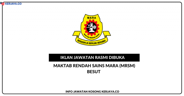Maktab Rendah Sains Mara (MRSM) Besut