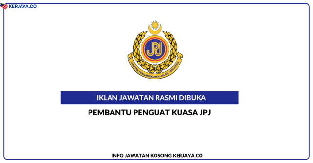 Jabatan Pengangkutan Jalan Malaysia (JPJ) ~ Jawatan Kosong Jurutera Gred J9 (Kejuruteraan Automotif) & Penolong Jurutera Gred J5 (Kejuruteraan Automotif)