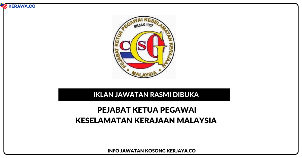 Pejabat Ketua Pegawai Keselamatan Kerajaan Malaysia