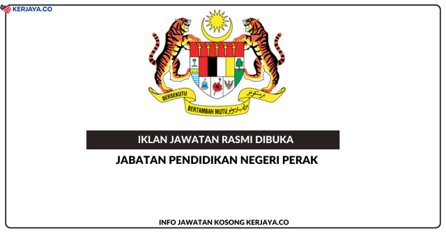 Jabatan Pendidikan Negeri Perak ~ Kekosongan Jawatan Personel MySTEP