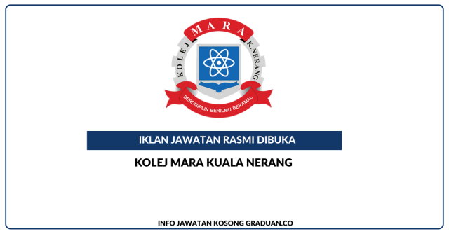 Kolej MARA Kuala Nerang ~ Jawatan Kosong Pensyarah Sambilan Gred DG 9 Subjek Sains Komputer