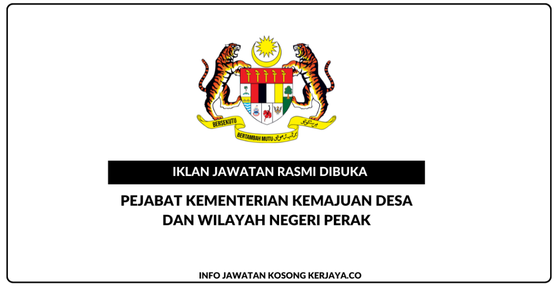 Pejabat Kementerian Kemajuan Desa Dan Wilayah Negeri Perak