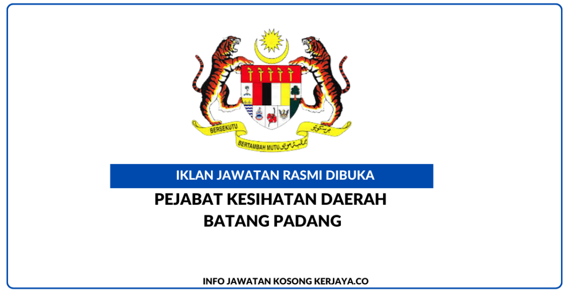 Pejabat Kesihatan Daerah Batang Padang