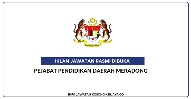 Pejabat Pendidikan Daerah Meradong ~ Kekosongan Jawatan Personel MySTEP Guru Ganti