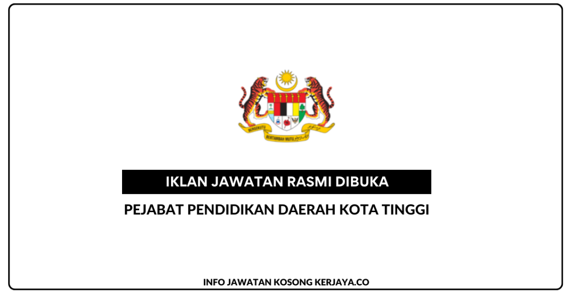 Pejabat Pendidikan Daerah Kota Tinggi