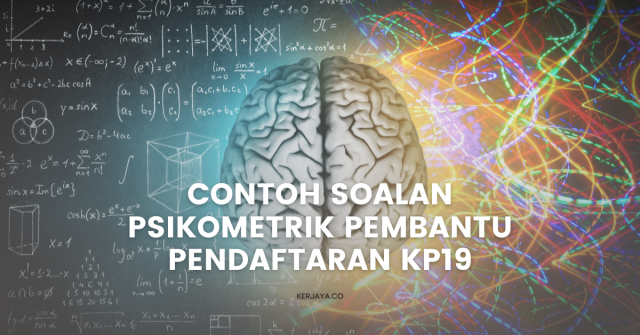 Contoh Soalan Psikometrik Pembantu Pendaftaran KP19