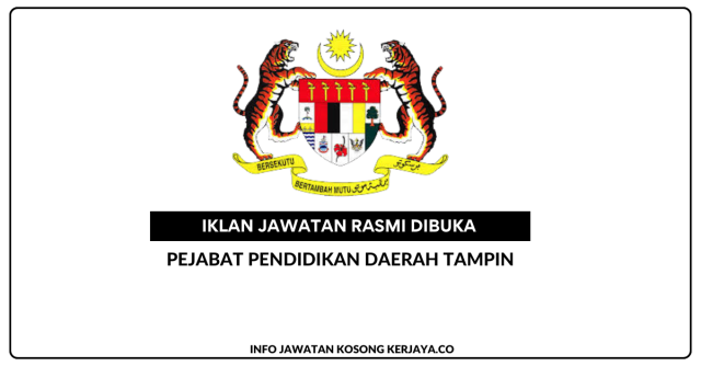 Pejabat Pendidikan Daerah Tampin ~ Jawatan Kosong Personel MySTEP Guru Ganti