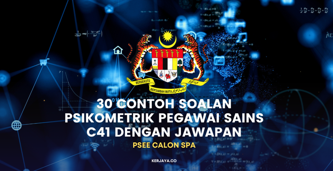 30 Contoh Soalan Psikometrik Pegawai Sains C41 Dengan Jawapan