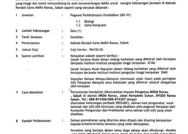mrsm ranau