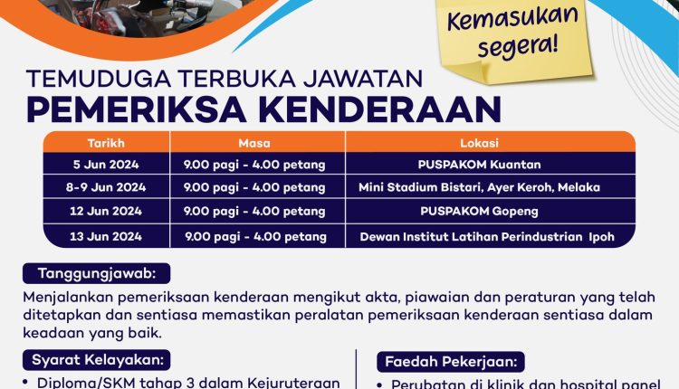 puspakom pemeriksa kenderaan