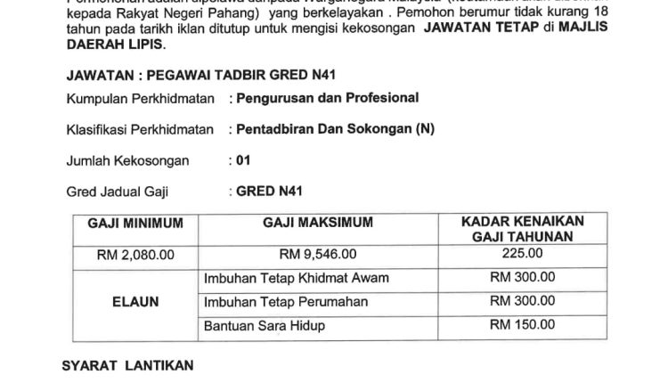 lipis majlis 1