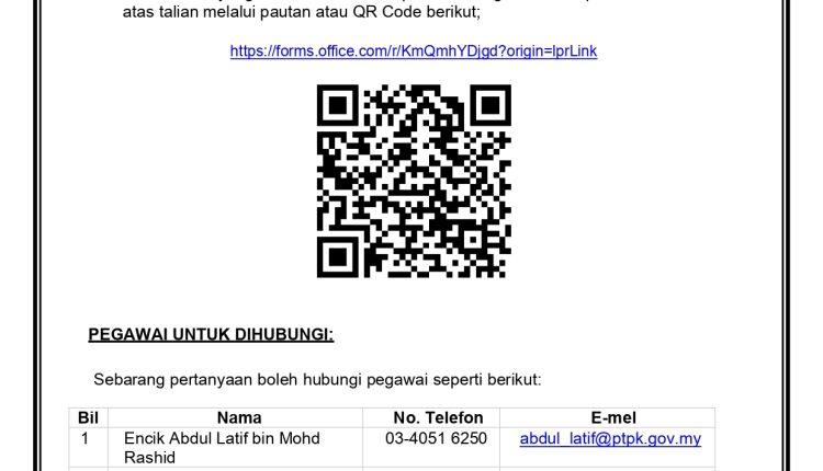 ptptk new julai 5