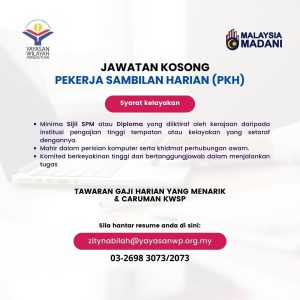 Iklan Jawatan Yayasan Wilayah Persekutuan • Kerja Kosong Kerajaan & Swasta