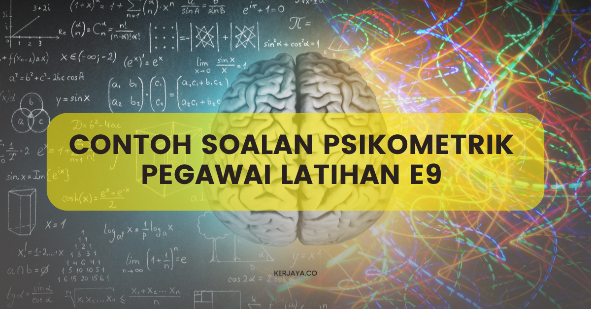 Contoh Soalan Personaliti Minat Psikometrik Pegawai Latihan