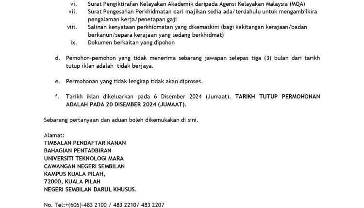 n9 uitm 9