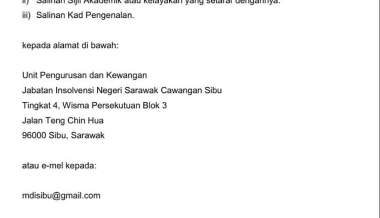insolvensi sibu 2