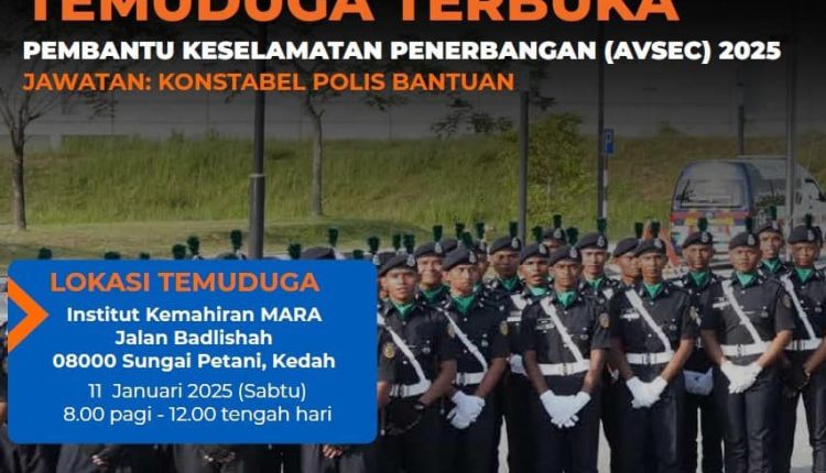 temuduga terbuka avsec