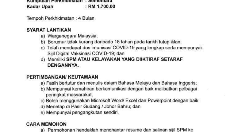 jab pendidikan pasir gudang