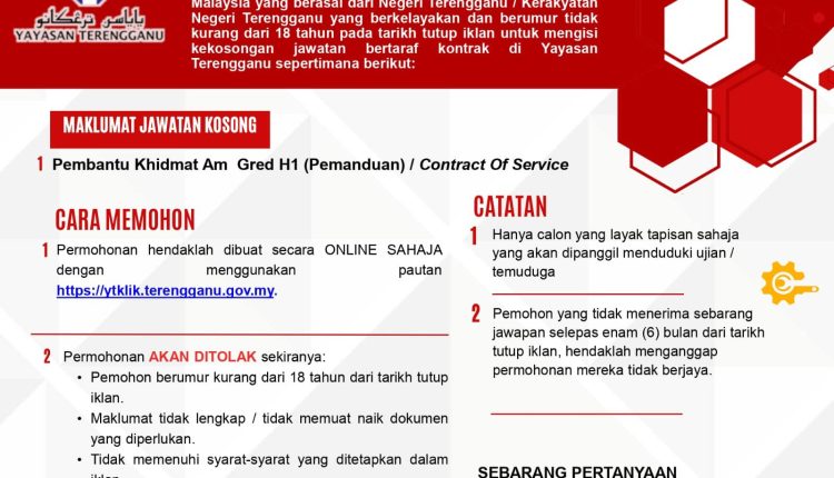 yayasan terengganu