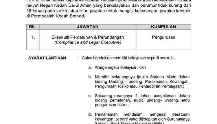 Syrkt permodalan kedah 1