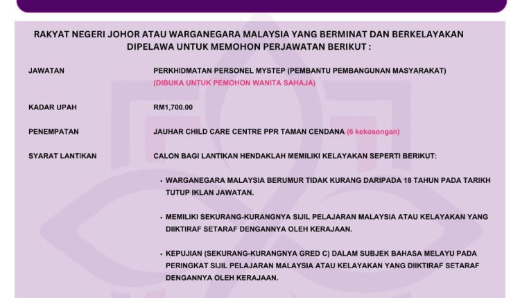 YPKDT MYSTEP JOHOR 1