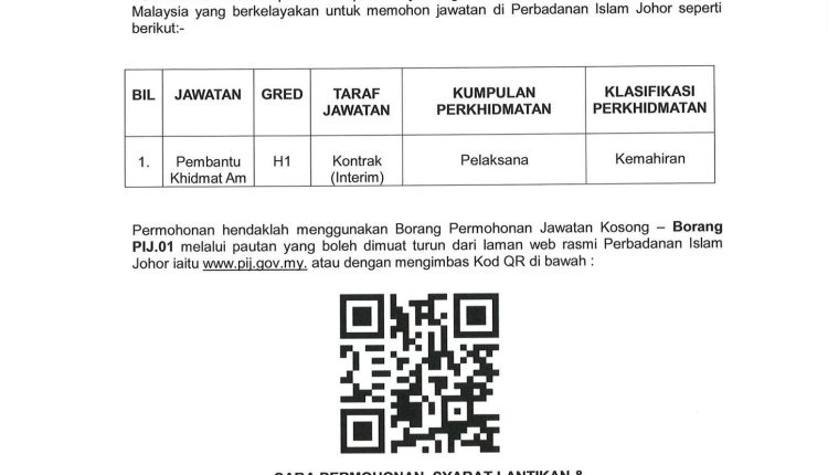 Perbadanan Islam Johor am