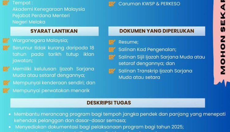 akademi kenegaraan JPM