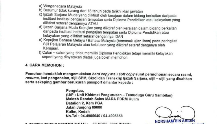 mrsm pdrm kulim