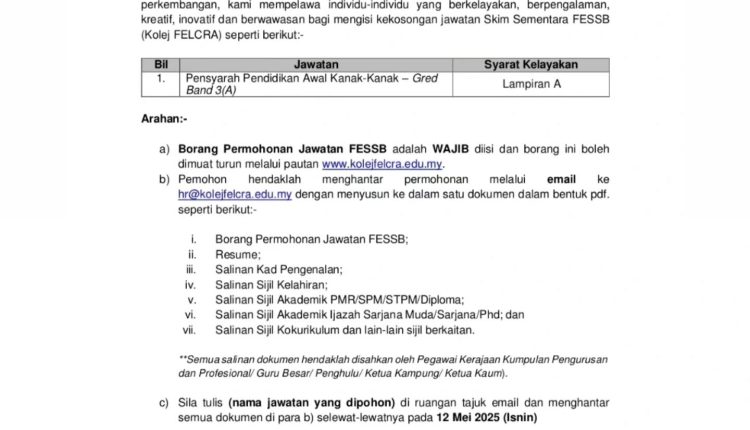 KOLEJ FELCRA KANAK 1
