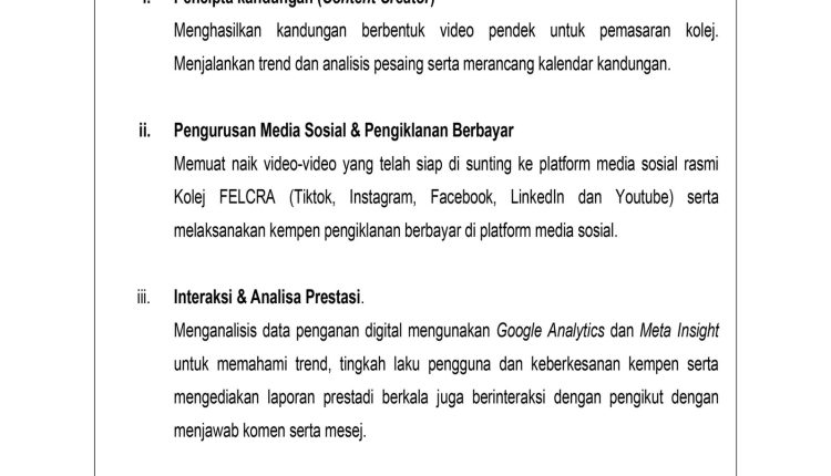 felcra kolej exe 3