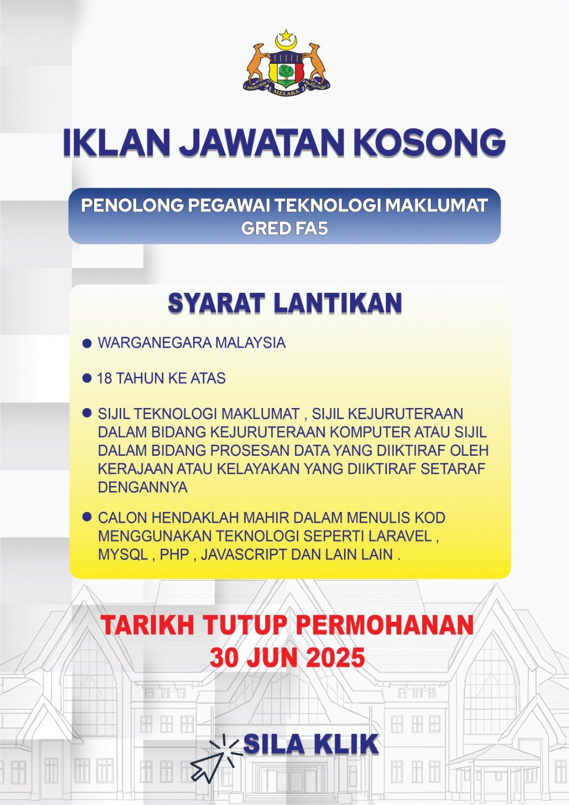 Kerajaan melaka teknologi 1