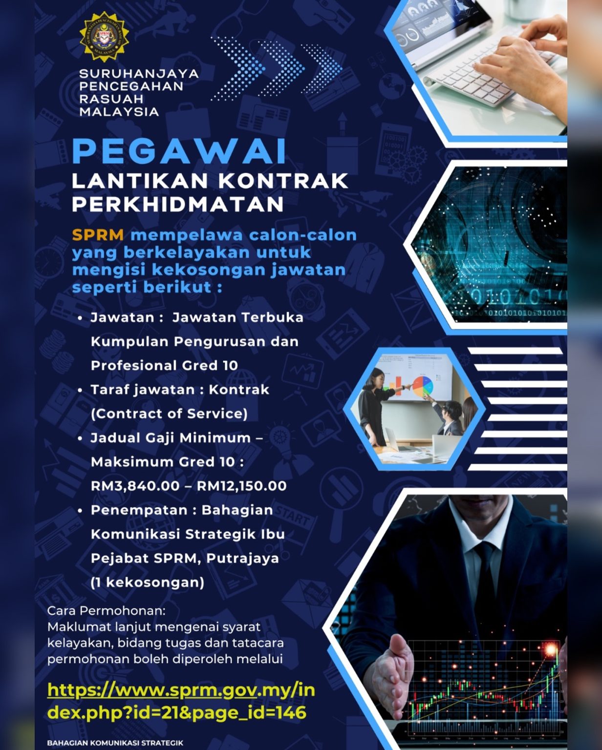 Iklan Jawatan Suruhanjaya Pencegahan Rasuah Malaysia (SPRM) • Kerja ...