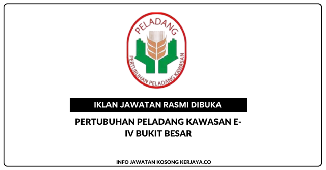 Pertubuhan Peladang Kawasan E-IV Bukit Besar ~ Jawatan Kosong Pembantu/Perkeranian Gred S4