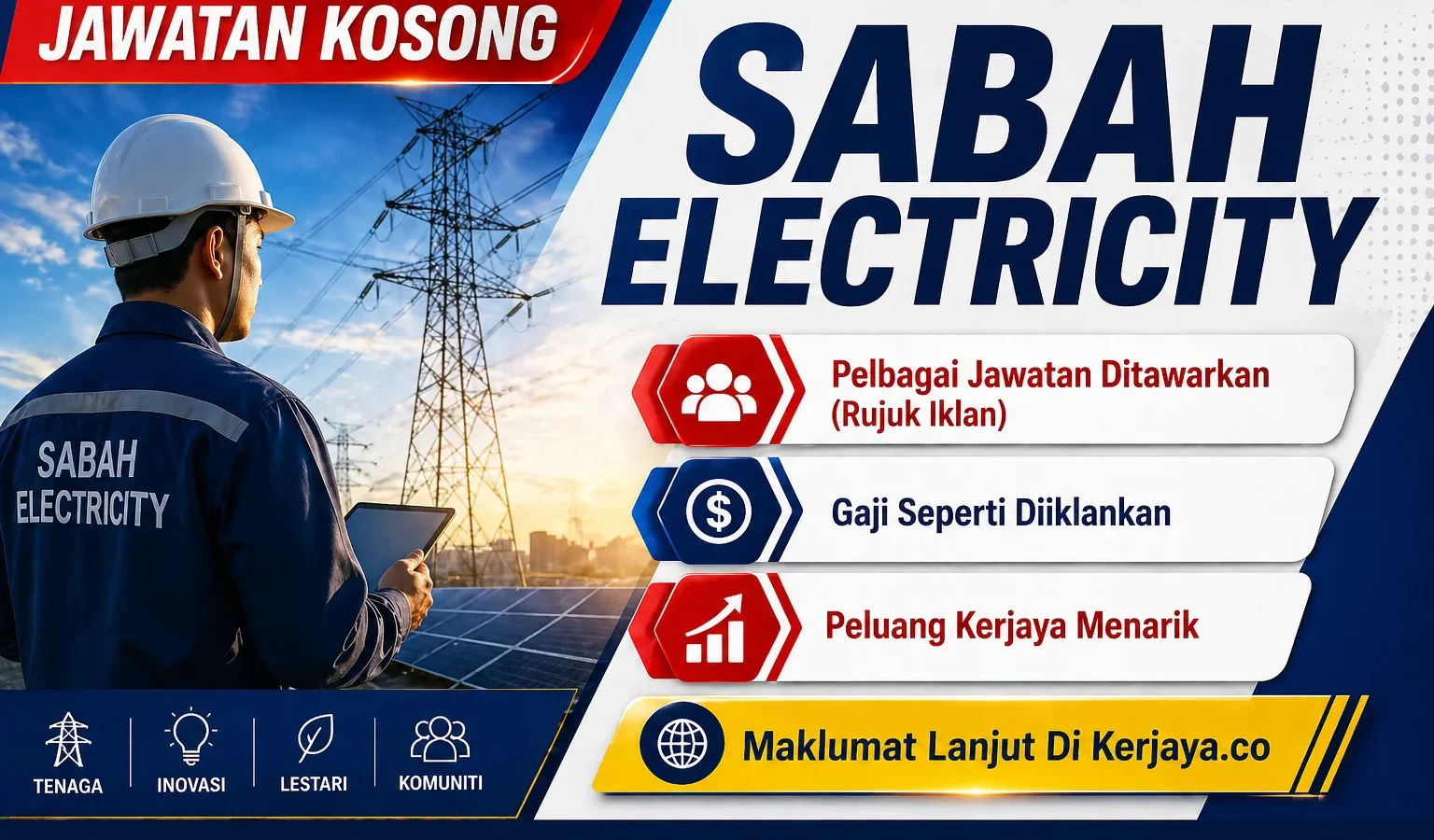 Sabah Electricity (SESB) ~ Kekosongan Jawatan Meter Reader (Seluruh Sabah)