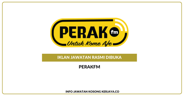PERAKfm, RTM ~ Kekosongan Jawatan Penyampai Radio