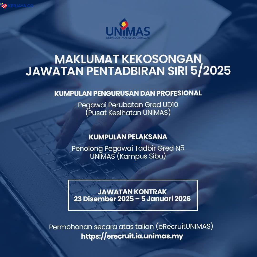 Unimas jawatan