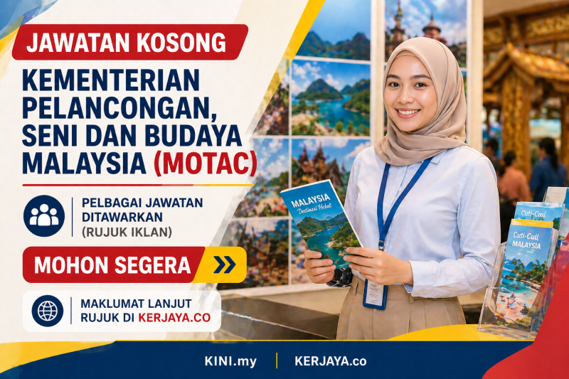 Kementerian Pelancongan, Seni Dan Budaya Malaysia (MOTAC) ~ Jawatan Kosong Personel MySTEP