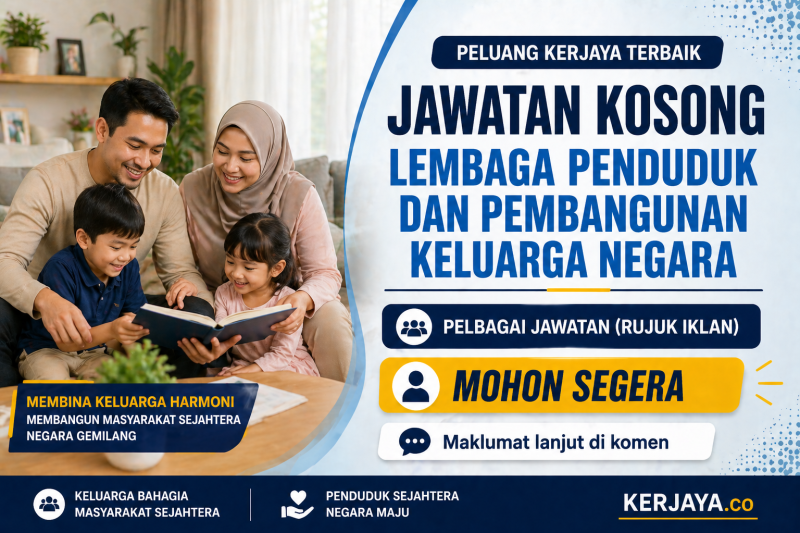 Lembaga Penduduk Dan Pembangunan Keluarga Negara (LPPKN) ~ Kekosongan Jawatan Personel Mystep