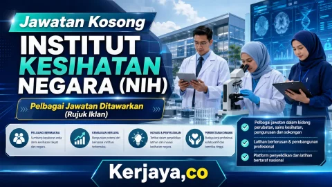 Institut Kesihatan Negara ~ Kekosongan Jawatan Personel MySTEP