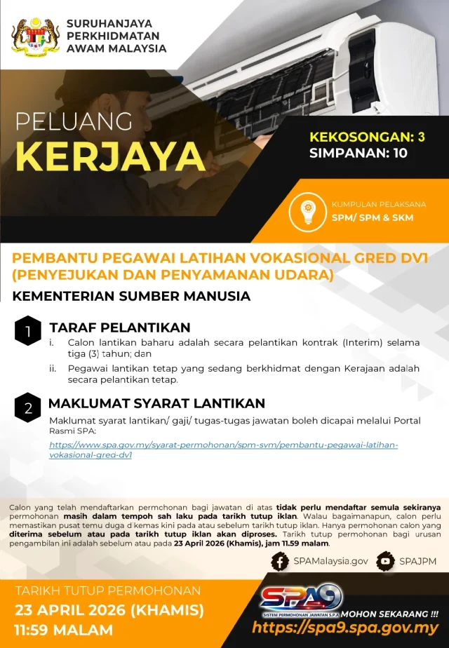 PEMBANTU PEGAWAI LATIHAN VOKASIONAL GRED DV1 PENYEJUKAN DAN PENYAMANAN UDARA page 0001 f80b452e 640x924
