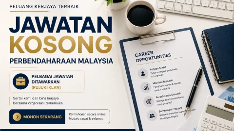 Perbendaharaan Malaysia ~ Kekosongan Jawatan Pegawai Tadbir