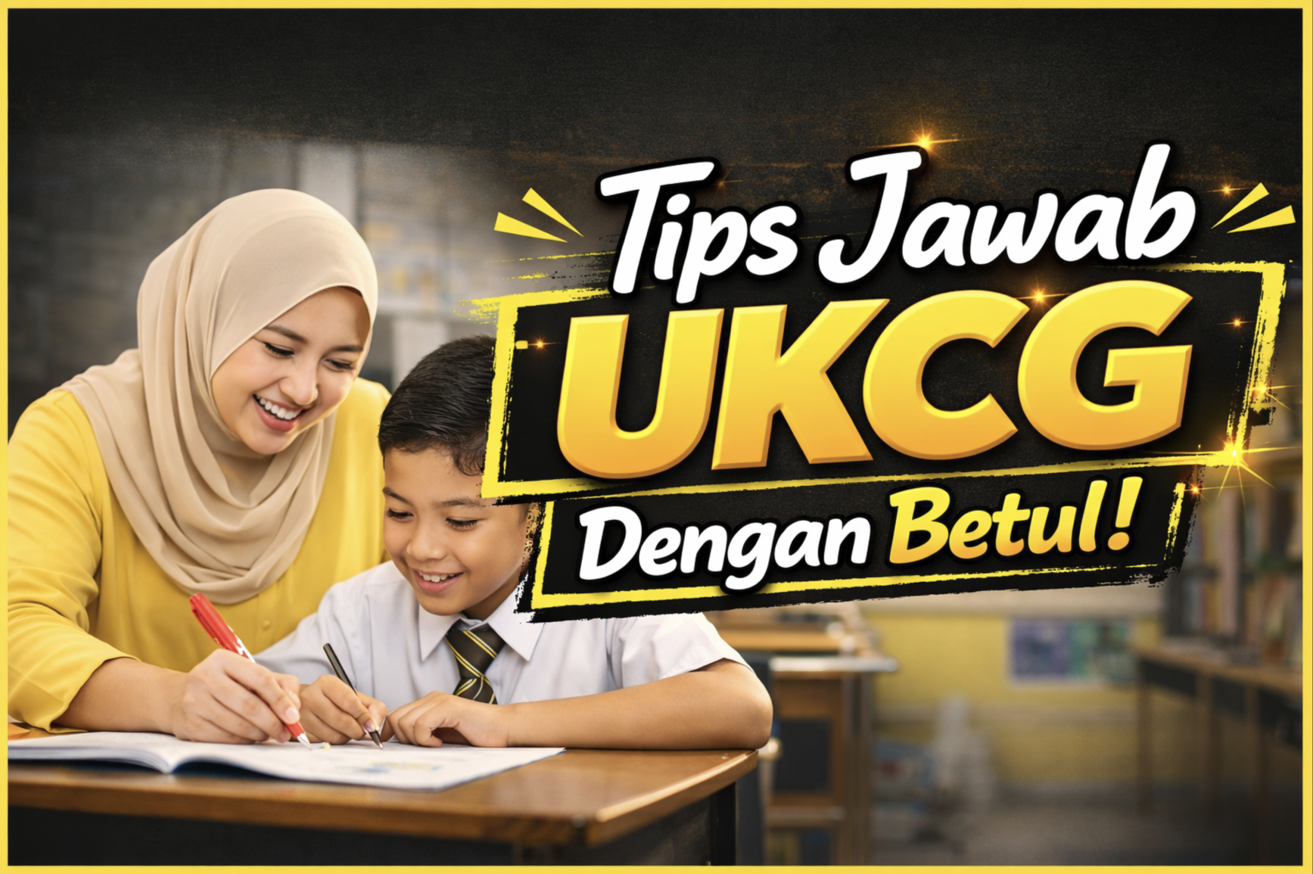 Tips Jawab UKCG Dengan Betul: Panduan Lengkap + 5 Contoh Soalan