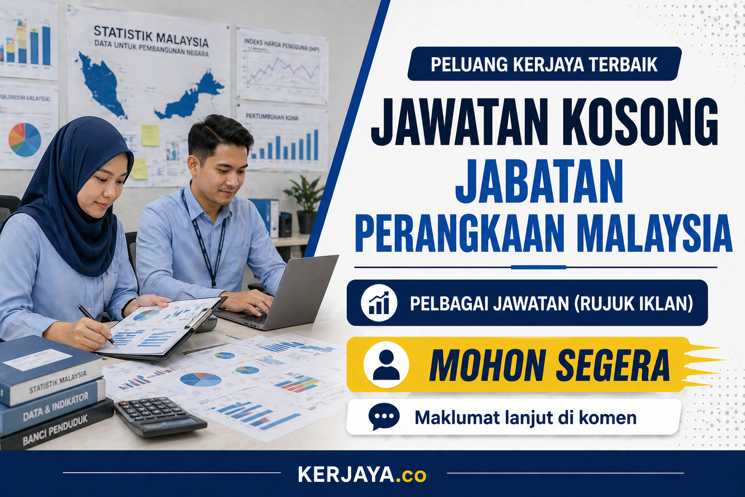Jabatan Perangkaan Malaysia ~ Jawatan Kosong Personel MySTEP